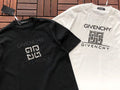 Black White Cube Logo Givenchy T-Shirt