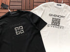 Black White Cube Logo Givenchy T-Shirt