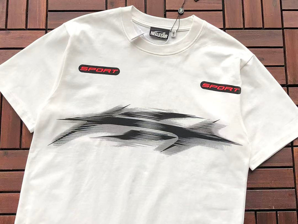 White Sport Graphic Hellstar T-Shirt