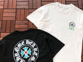 Black White Round Logo Chrome Hearts T-Shirt