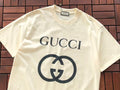 Cream Classic Logo Gucci T-Shirt
