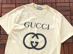 Cream Classic Logo Gucci T-Shirt