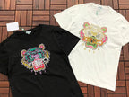 Black White Tiger Graphic Kenzo T-Shirt