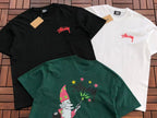 Multicolor Red Logo Stussy T-Shirt