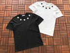Black White Star Collar Givenchy T-Shirt