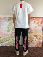 Black White Script Vintage T-Shirt