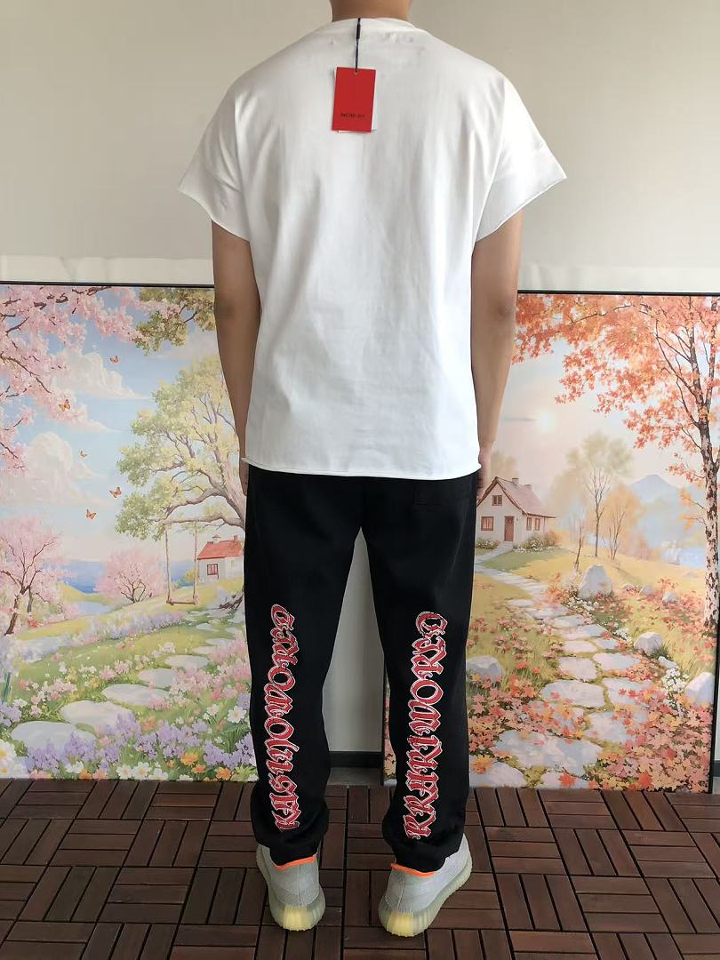 Black White Script Vintage T-Shirt