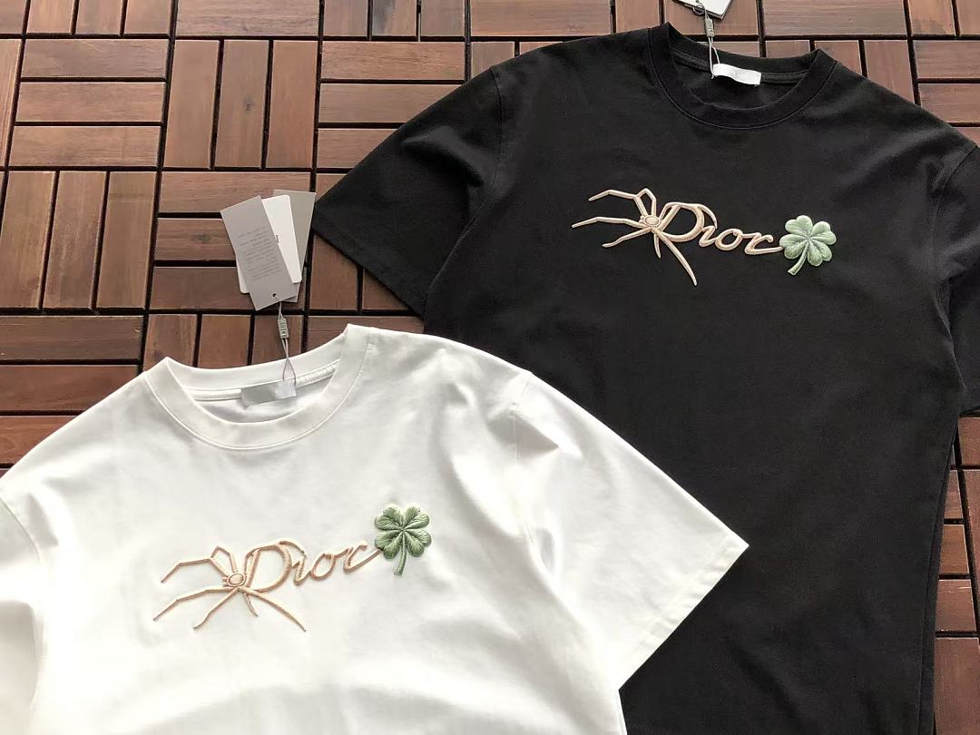Black White Dior T-Shirt