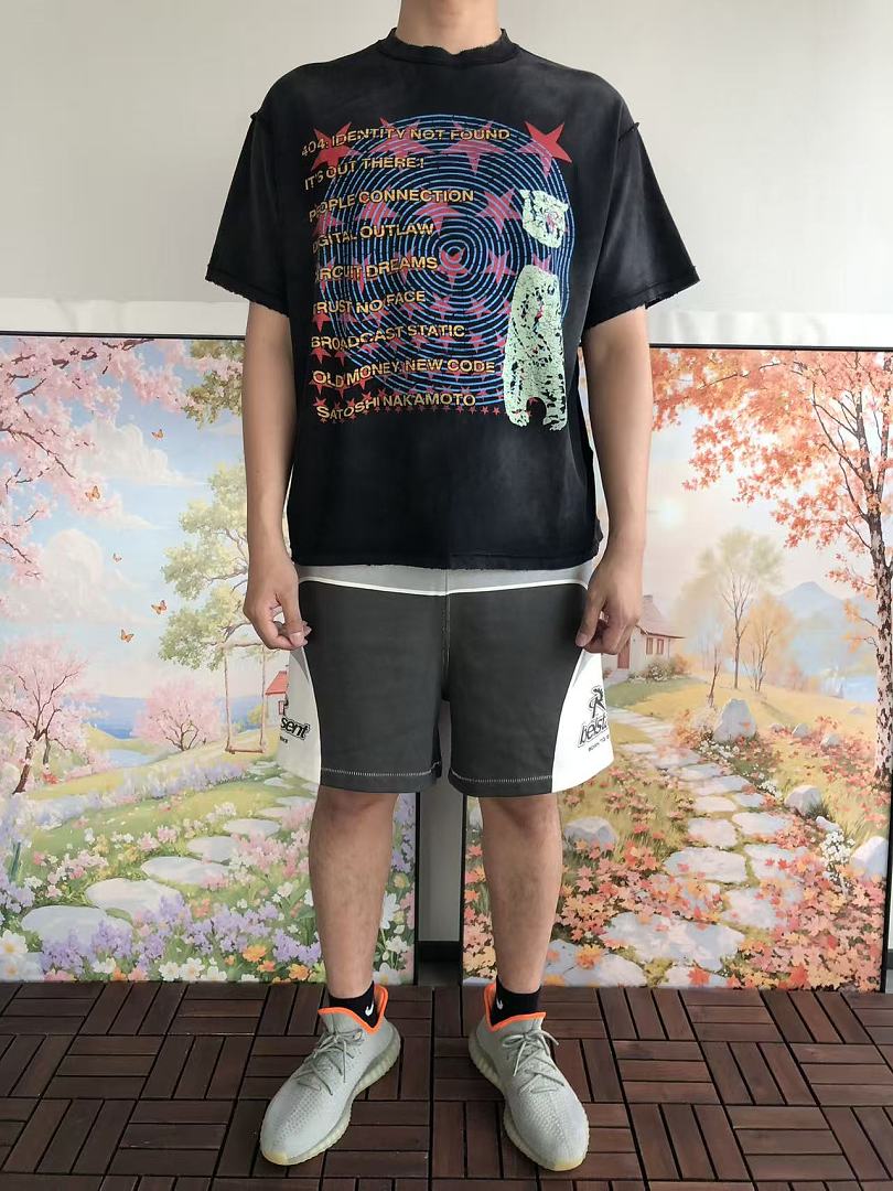 White Photo Graphic Vintage T-Shirt