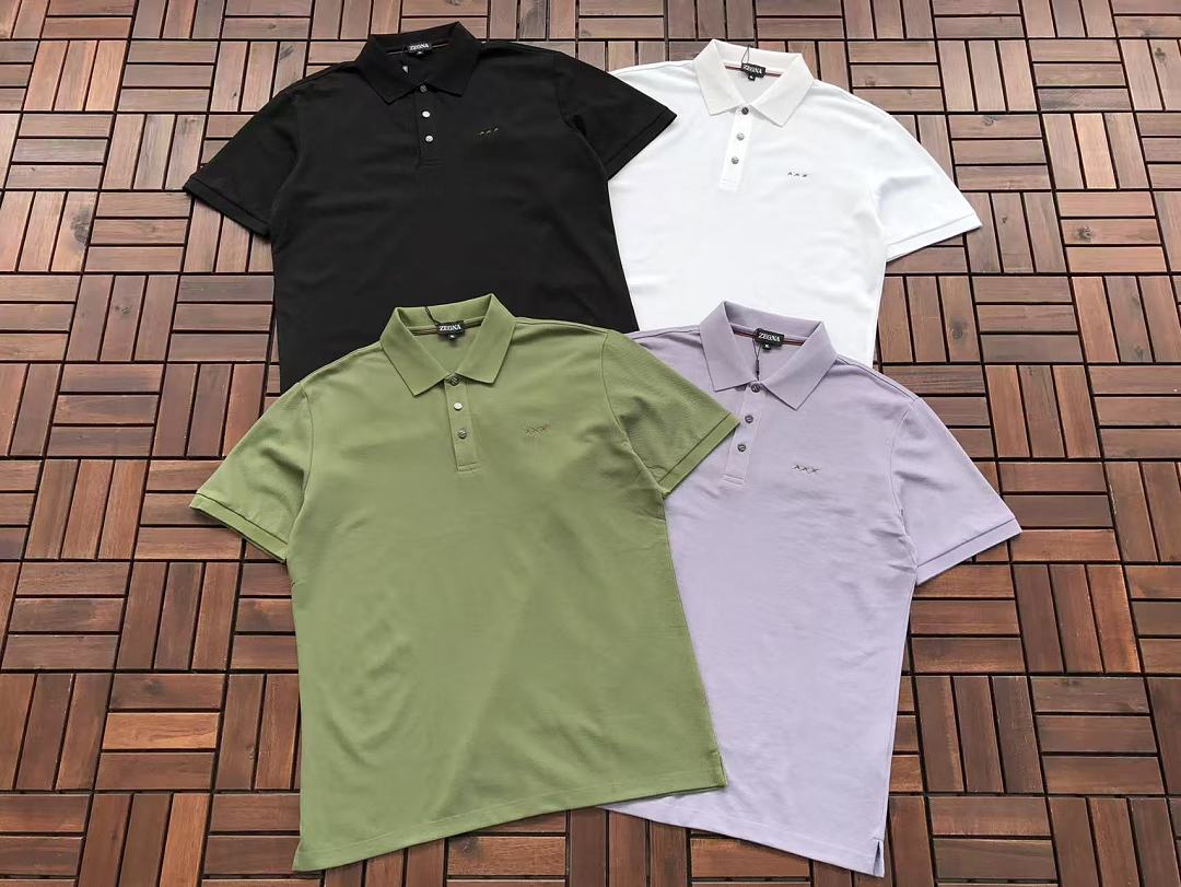 Multicolor Small Logo Zegna T-Shirt