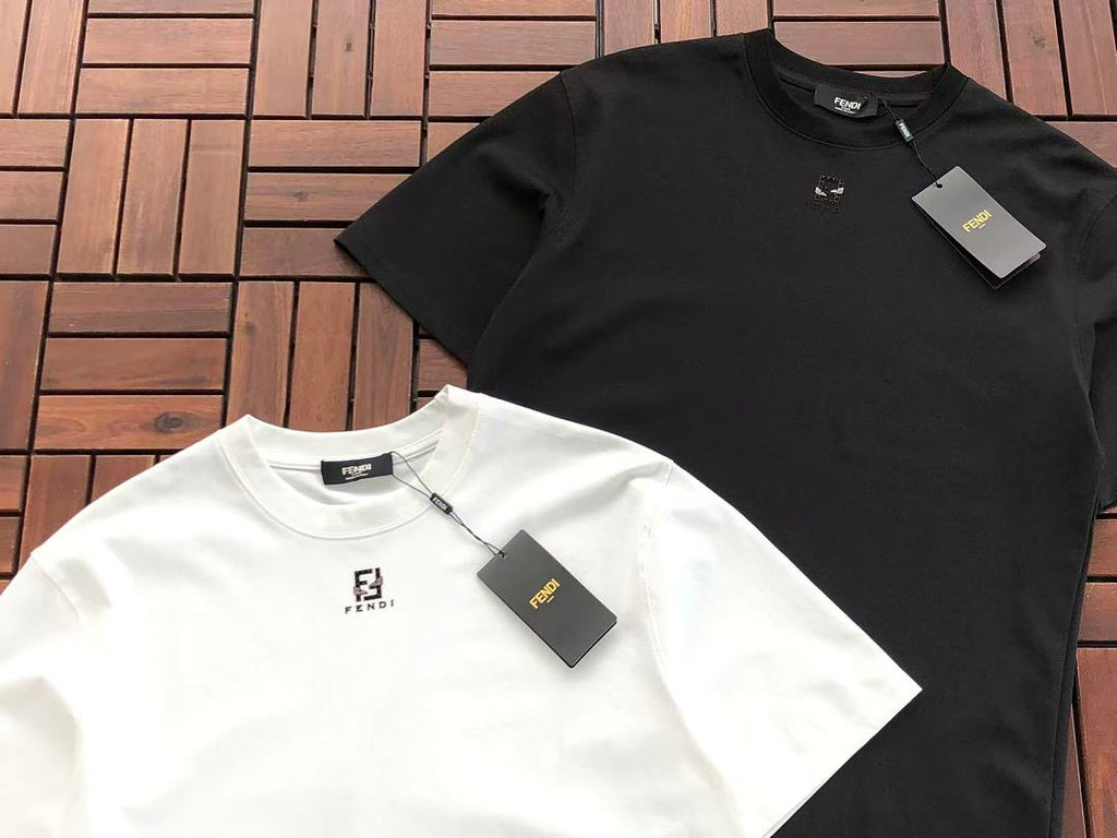 Black White Fendi T-Shirt