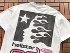 White Pink Logo Hellstar T-Shirt
