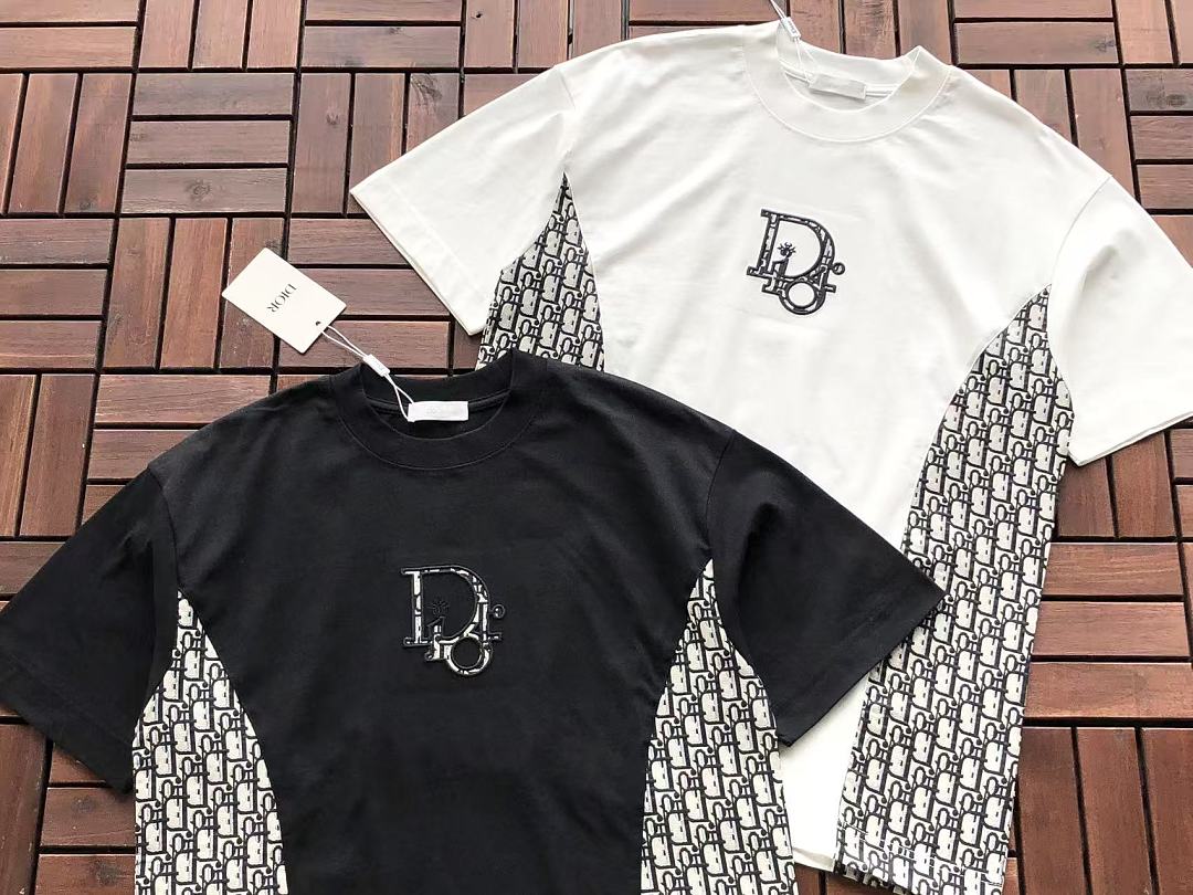 White Small Logo Dior T-Shirt 2