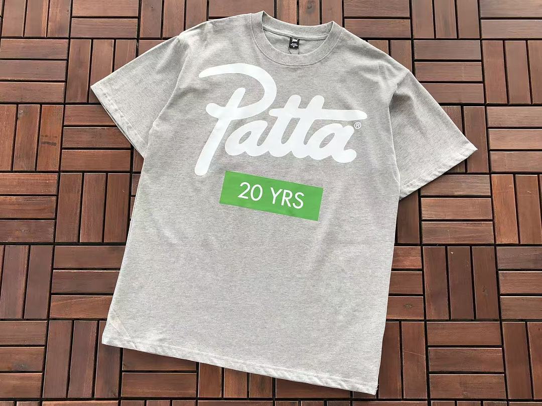 Grey Anniversary Logo Patta T-Shirt