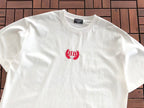 White Red Logo Balenciaga T-Shirt