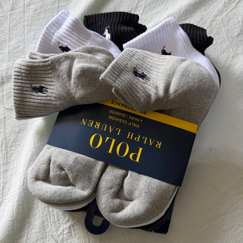 Polo Ralph Lauren Crew Socks 6-Pack