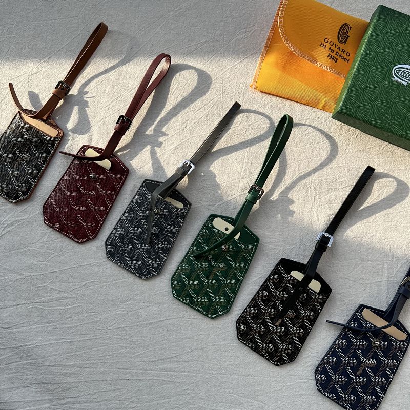Goyard Patterned Luggage Tags Multiple Colors