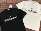 White Black Logo Givenchy T-Shirt