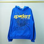 Sp5der TC Hoodie Blue