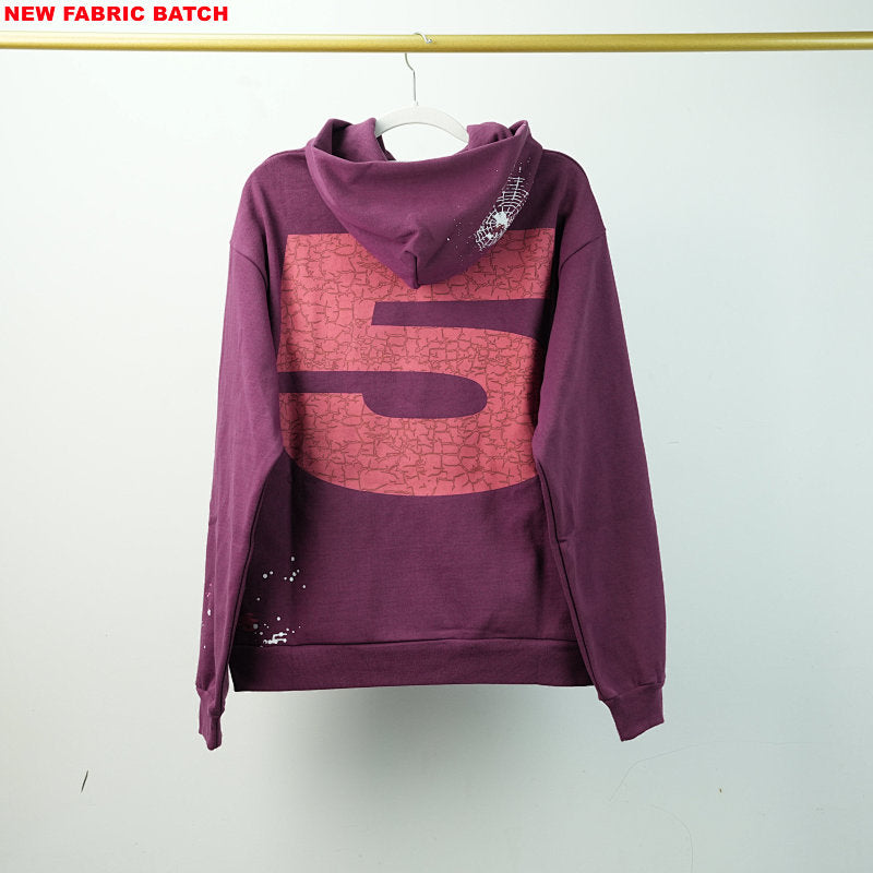 Sp5Der Nocturnal Highway Hoodie Dark Purple