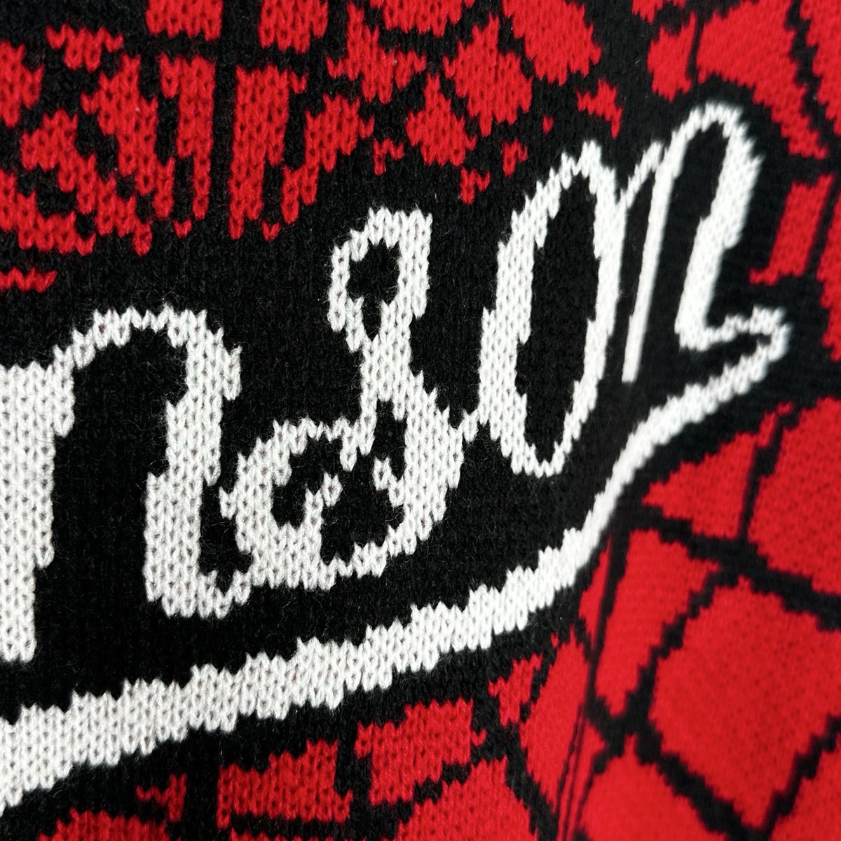 Supreme Vanson Spider Web Crewneck Sweater