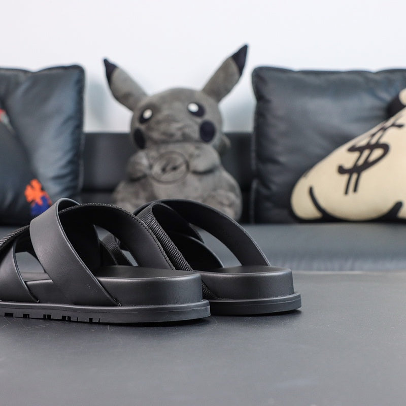Hermes Izmir Sandal - Noir/Black
