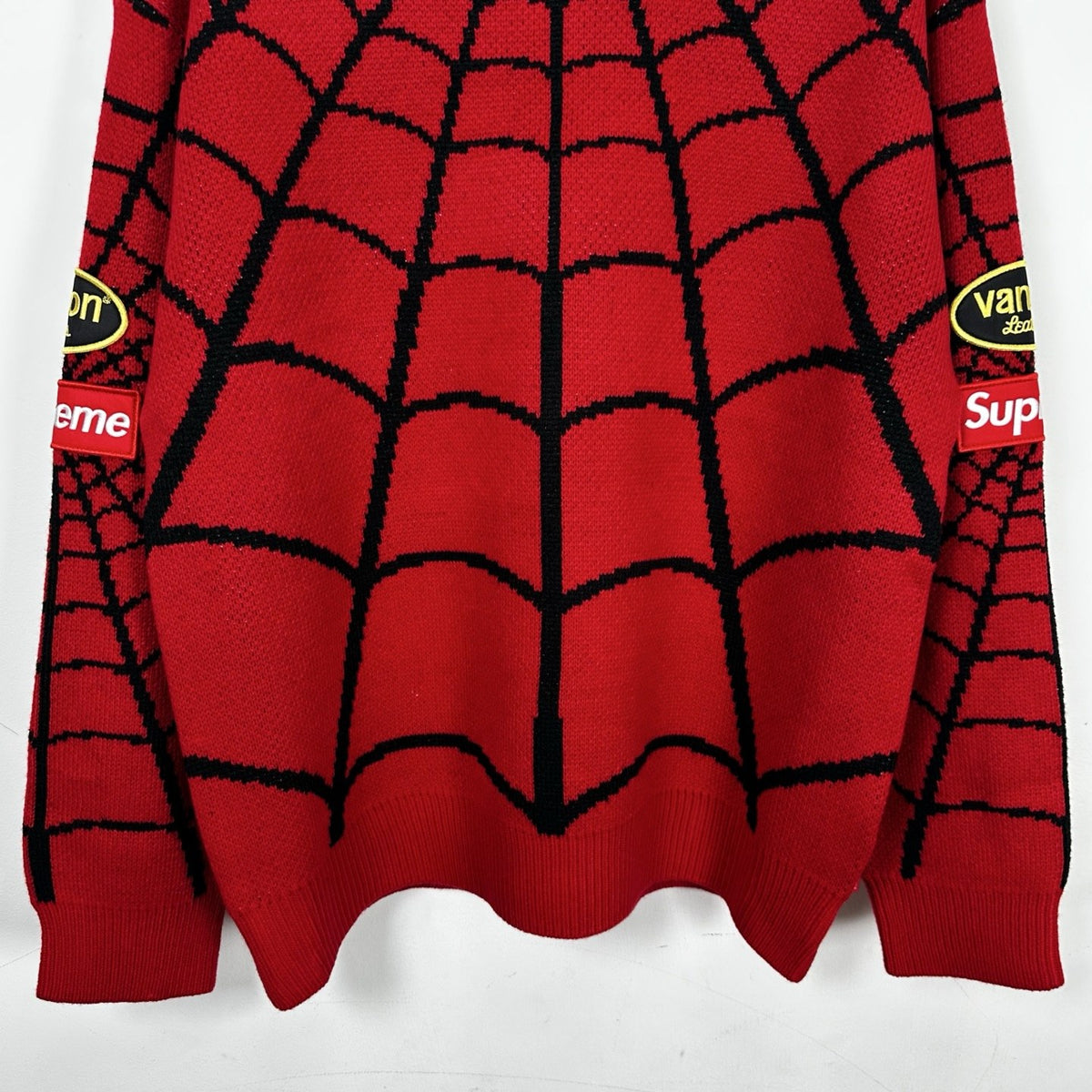Supreme Vanson Spider Web Crewneck Sweater
