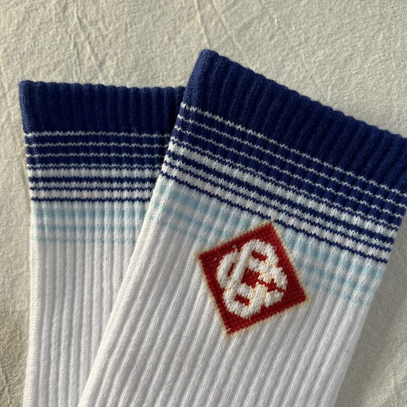 Crew Socks with Diamond Logo Patch
