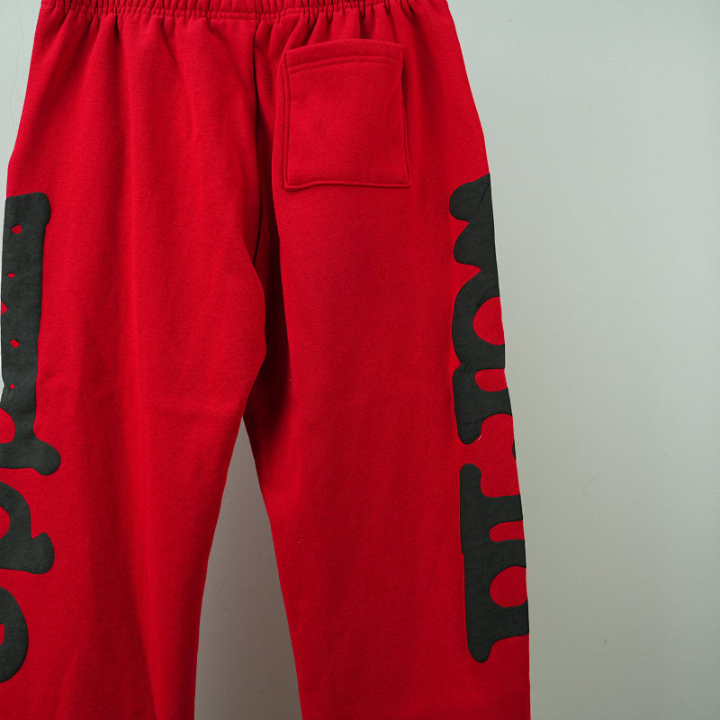 Sp5Der Beluga Sweatpants Red