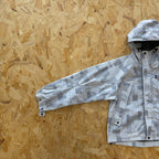 Mertra Patchwork Plaid Jacket - Grey Camo