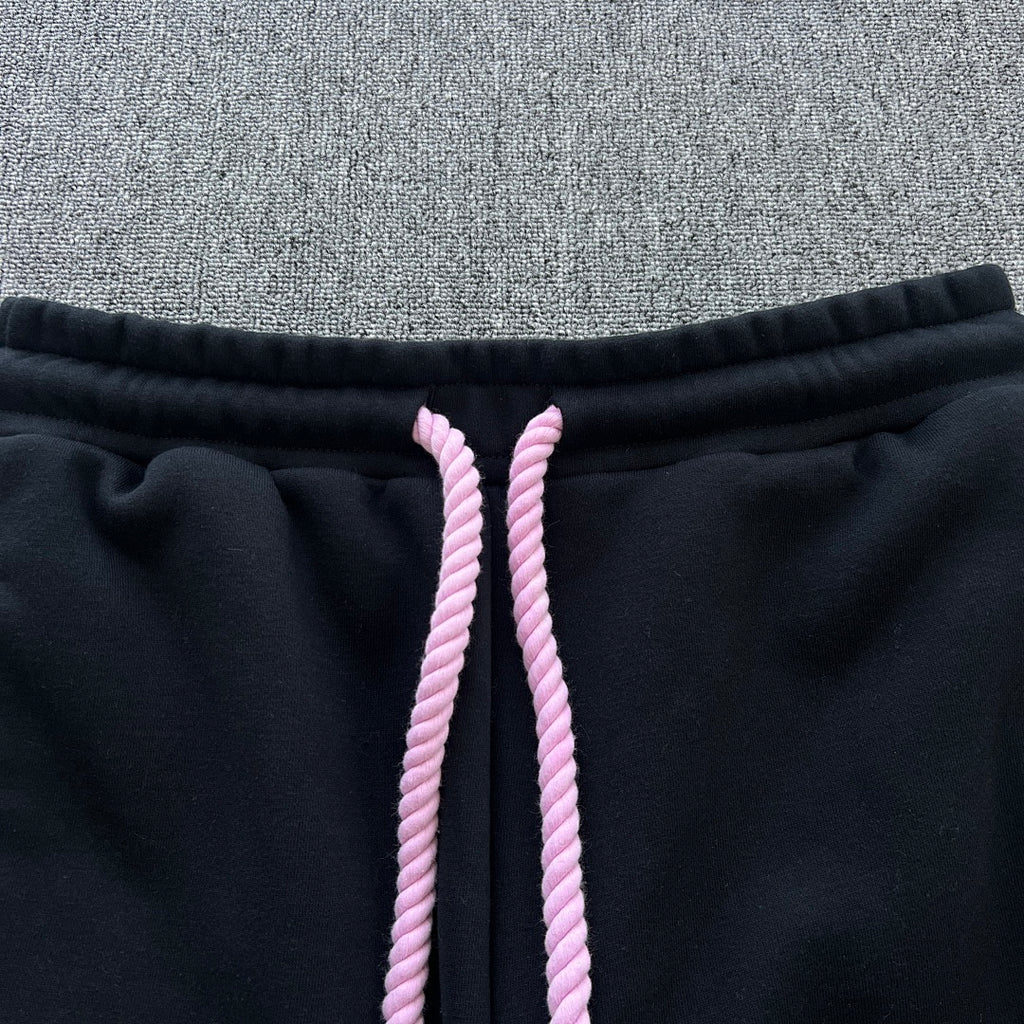 Hoodie Set Black Pink