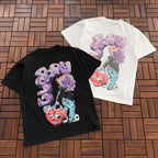 Purple Graphic Vintage T-Shirt