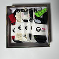 AAPE Sock Multi-Packs - Red/Cream/Black/Camo/Neon