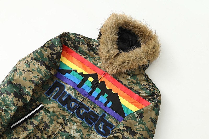 Supreme Basketball Fur-Trim Hooded Bomber Jacket