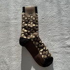 Patterned Graphic Print No-Show Low Cut Socks Set