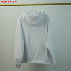 Sp5Der Rhinestone Logo Hoodie White