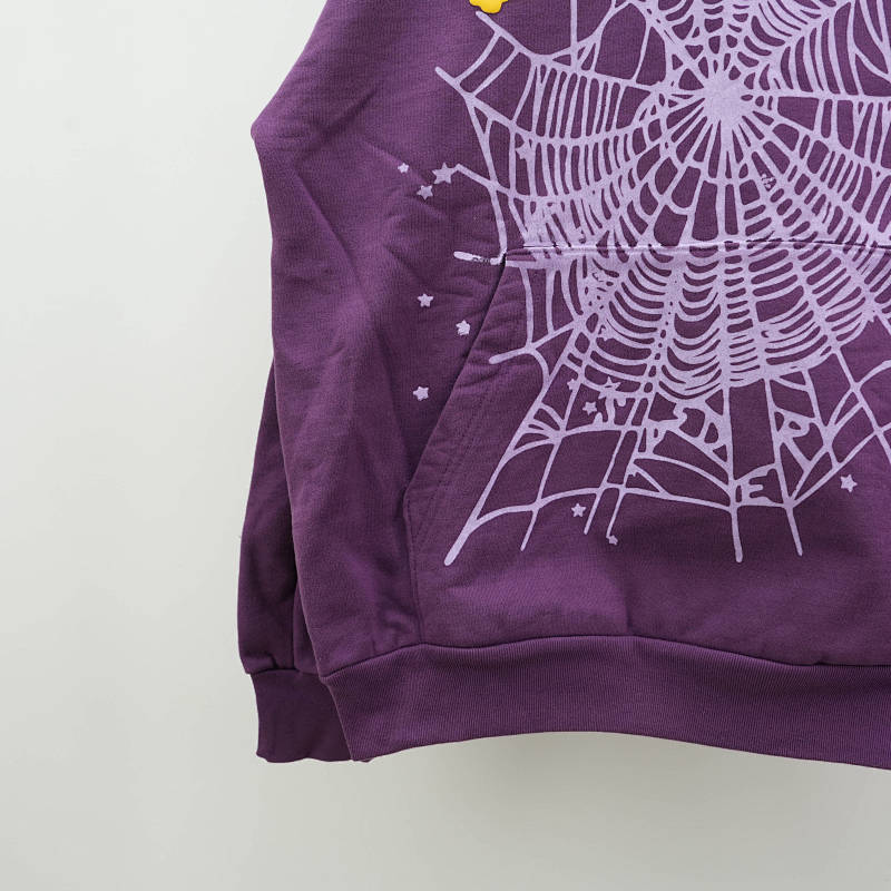 Sp5Der Star Og Web V2 Hoodie Purple