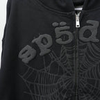 Sp5Der Og Web V2 Phantom Zip Up Hoodie