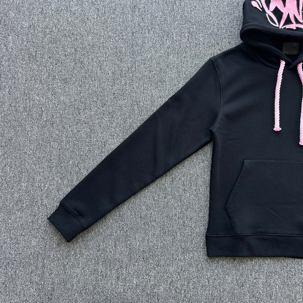 Hoodie Set Black Pink