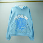 Sp5der Web Hoodie Sky Blue
