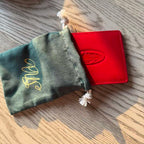 Leather Bifold Wallet with Embossed Logo and Gift Box Set