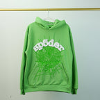 Sp5Der Web Hoodie Slime Green