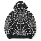 Supreme Vanson Spider Web Zip Hoodie