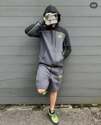Syna-World Hoodie - Black-Grey