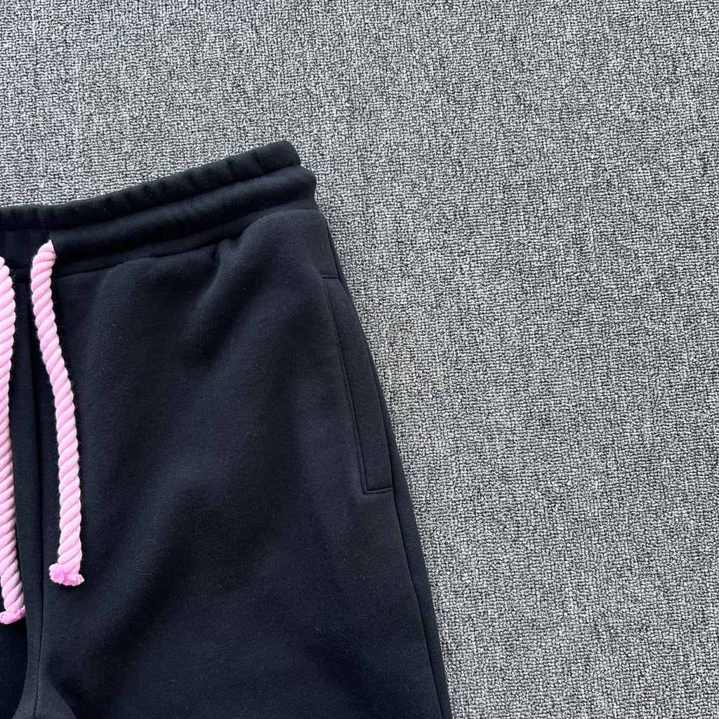Hoodie Set Black Pink