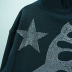 Hellstar Rhinestone Starfire Hoodie