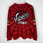 Supreme Vanson Spider Web Crewneck Sweater