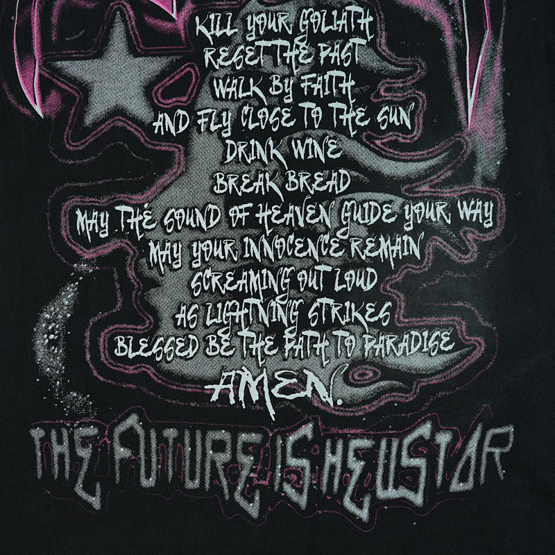 Hellstar The Future T-Shirt Black/Pink