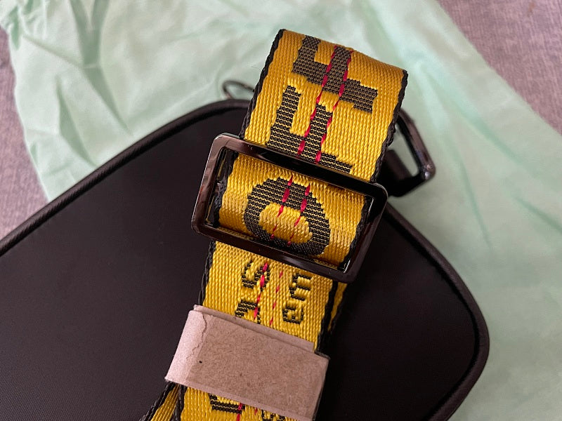 Off-White Crossbody Bag - Black/Yellow