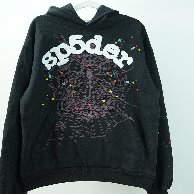 Sp5der Hoodie Black